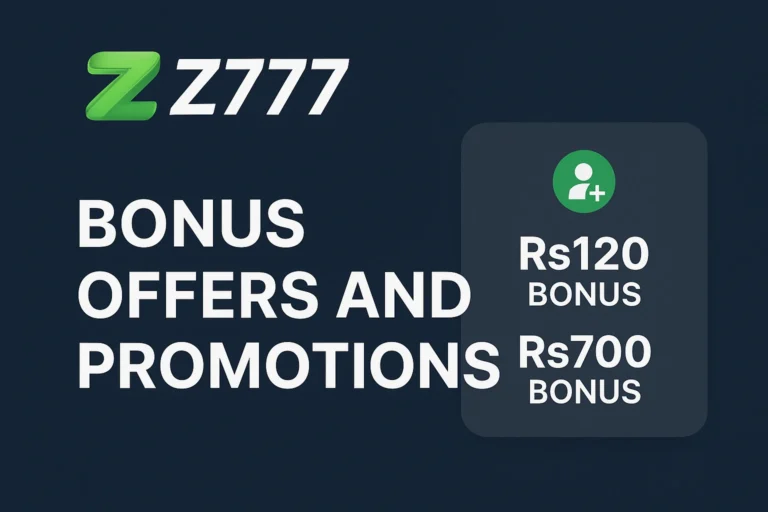 Z777 bonus offers and promotions